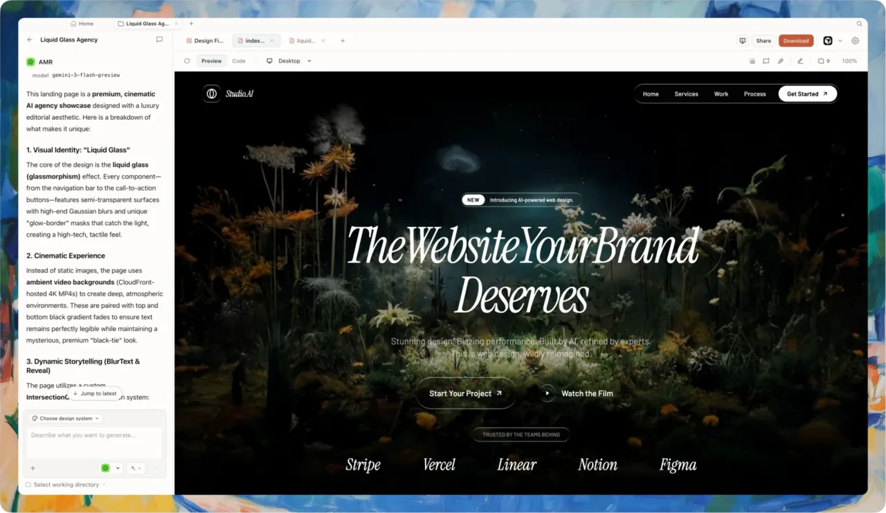The NEXGERCORE design-system library — brands and tokens kept as files you own